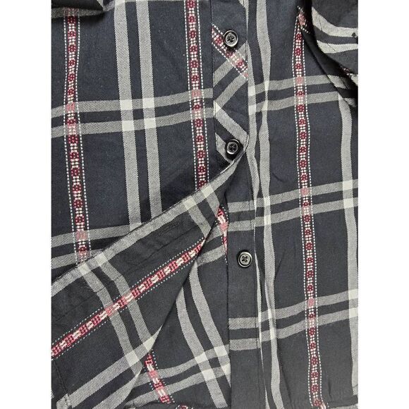 Confess plaid Long Sleeve Top XL - Picture 3 of 3